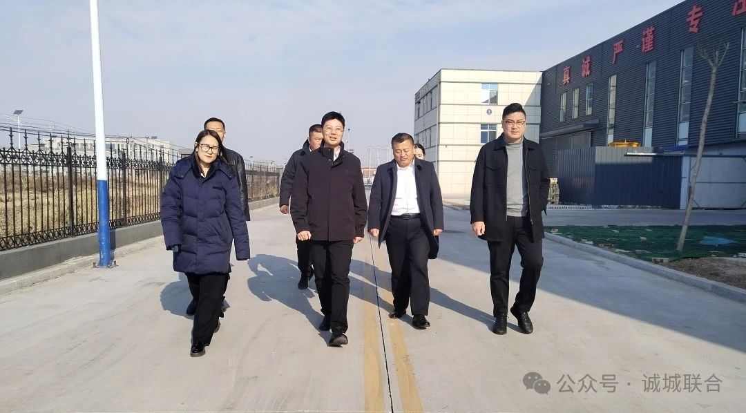 潍坊经济开发区领导莅临诚城联合集团产业园区考察